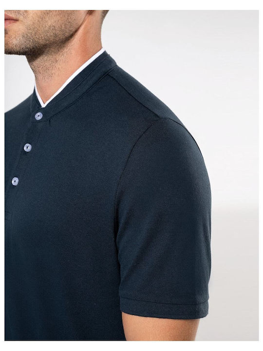 Kariban Мъжка рекламна тениска поло Navy/white