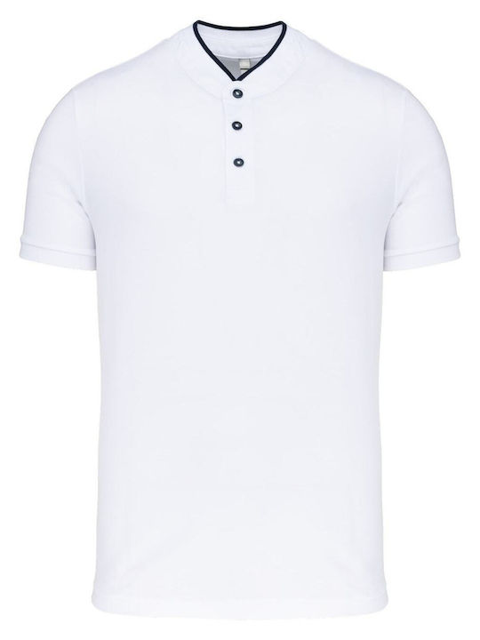 Kariban Мъжка рекламна тениска поло Navy/white