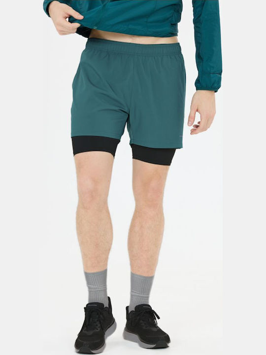 Kros Αθλητική Ανδρική Βερμούδα Slim Fit Green