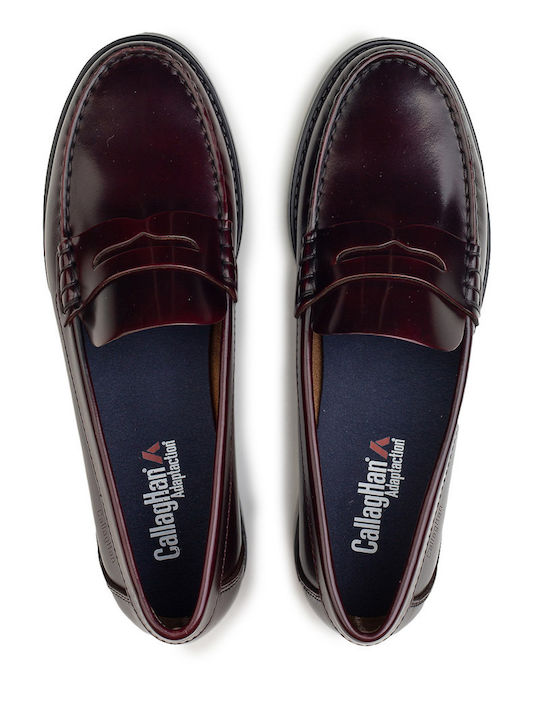 Women's Moccasins in Burgundy Colour