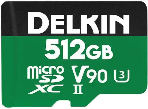 Delkin Microsd Power 2000x Uhs-ii V90 R300/w250 512gb