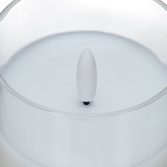 Relaxdays Corpuri de Iluminat Decorative LED Lumânări, 3 Buc., 15x7.5x7.5 cm