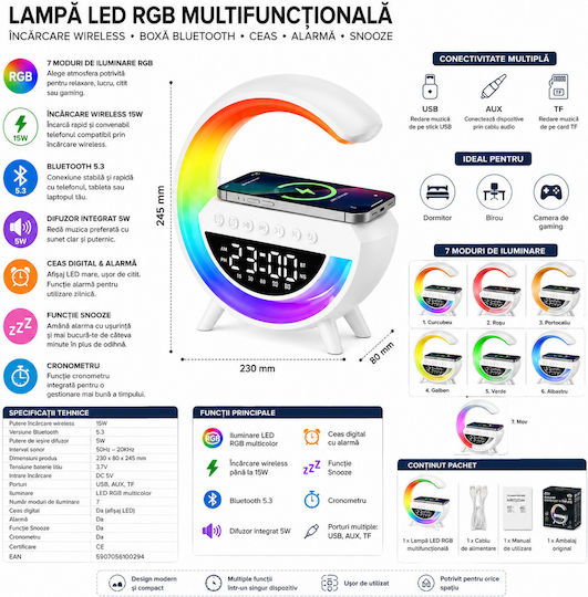 Smart Φωτιστικό LED RGB Smart Φωτιστικό LED RGB