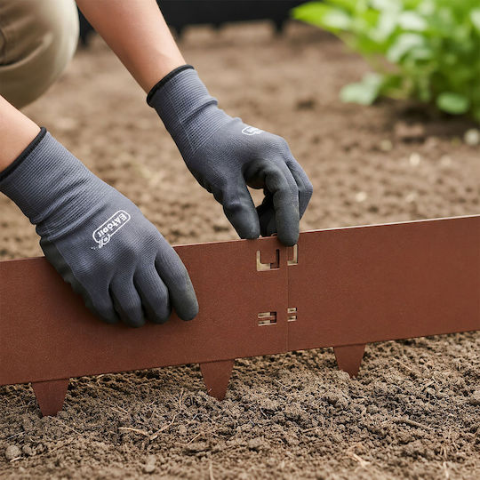 Relaxdays Lawn Edging Rust Look