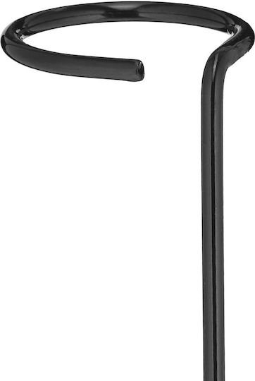 Relaxdays Metal Plant Supports Set 6 Dark Green Black