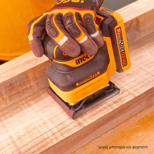 Ingco CSHSLI2024 20V Solo Cordless Palm Sander