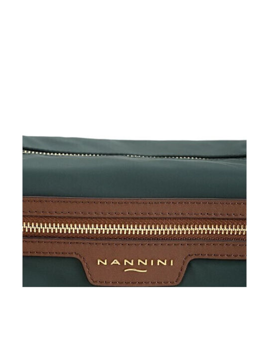 Green Fabric Women's Shoulder Bag