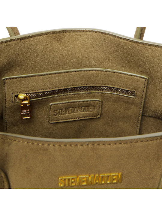 Women's Suede Handbag Khaki