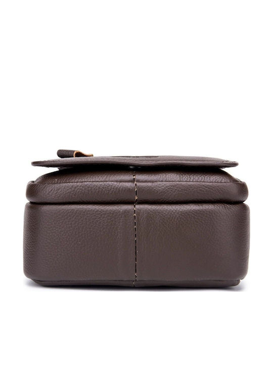 Leder Herren Schulter / Crossbody Braun Tasche