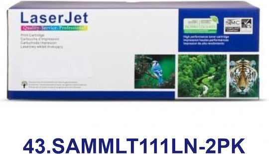Dragon Toner Compatible Toner for Samsung Laser Printer 43.sammlt111ln Black