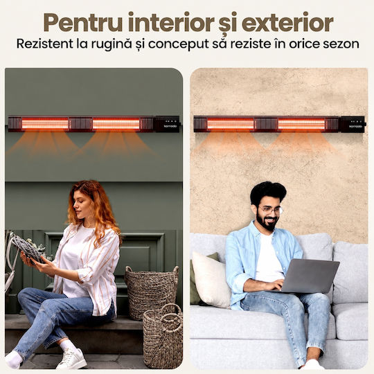 Komodo Încălzitor Electric cu Infraroșu cu Putere de 3 kW