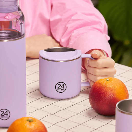 24Bottles Casa Mug Stainless Steel BPA Free Thermos Cup 340ml Erica