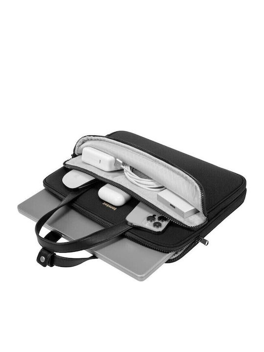 tomtoc Waterproof Shoulder / Handheld Laptop Bag 13.5" in Black Color