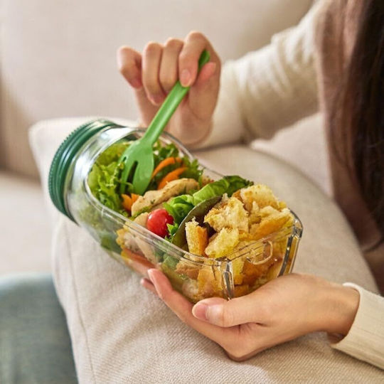 Recipient pentru Alimente din Plastic Roșu 1 l