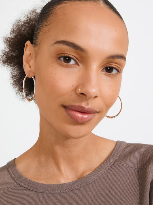 Pilgrim Presence Hoop Earrings Silver-plated 102636013 Ορείχαλκος