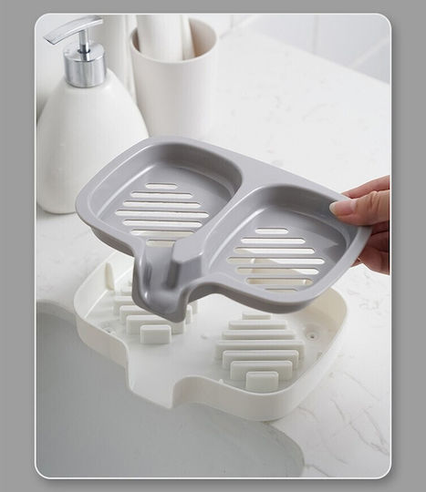 Suport pentru săpun din plastic alb 6426485616354