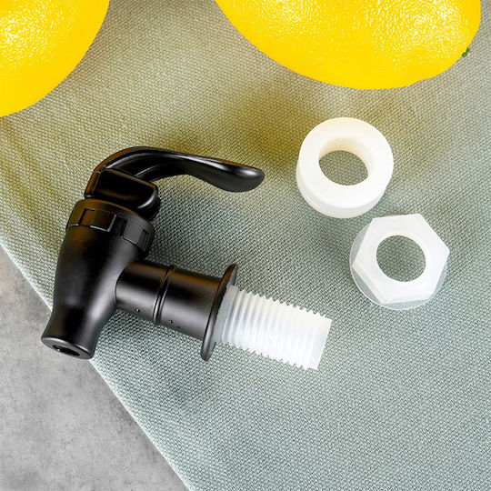 Black Tap Beverage Jar