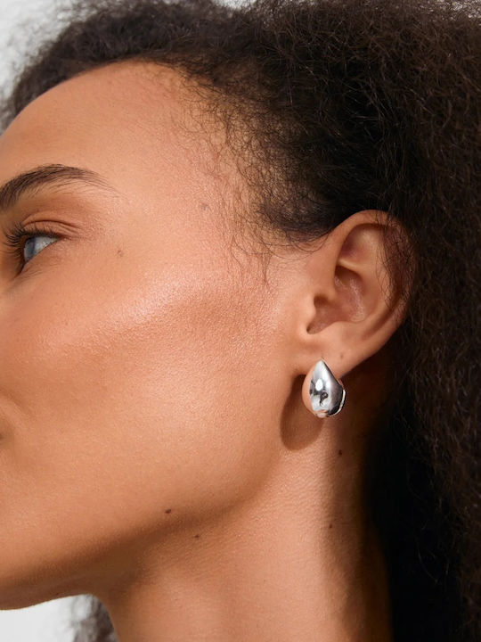 Pilgrim Kaisyn Earrings Silver-Plated 642636003 Brass