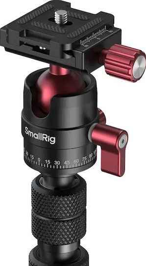 Smallrig 6397 Monopied cu Trei Țepușe pentru Sol, Cap Bilă Panoramic, Placă Arca-Swiss