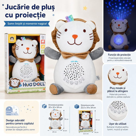Jucărie de Somn cu Muzică, Lumină și Sunete pentru Nou-născuți
