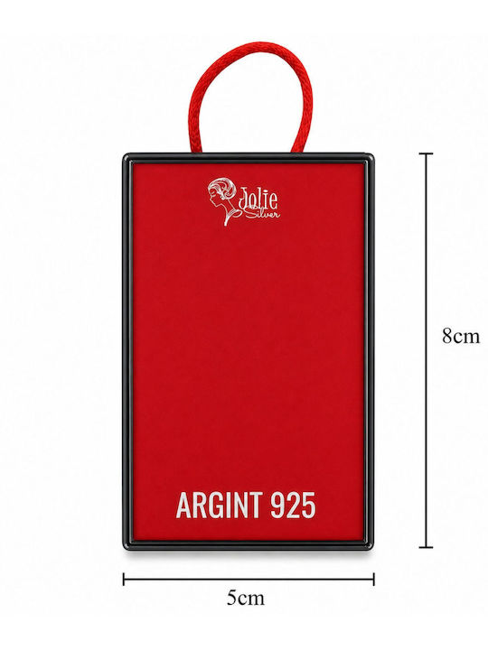Mărțișor Brățară din Argint 925 Jolie cu Simbolul Infinit Model Mărțișor 1 Martie Snur Roșu din Argint