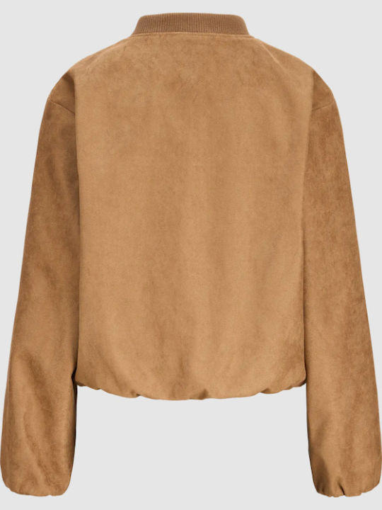 Jxsima Jachetă Bomber de Damă Cognac