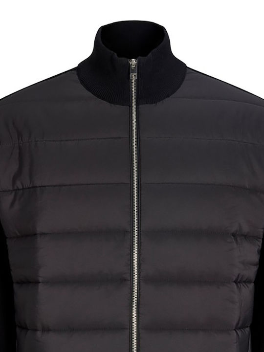 Jjtyler Herren-Strickjacke Jet Black