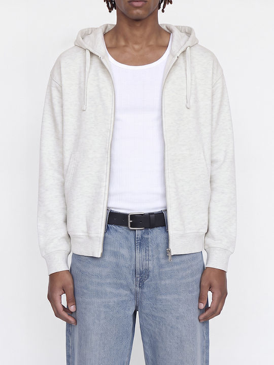 Jack & Jones Jorsalamanco Kapuzenjacke Offwhite