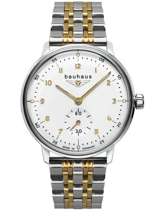 Bauhaus Women's 35mm Battery Watch with Silver Metal Bracelet