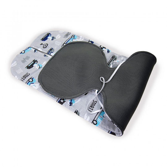 Kerstin Atmungsaktive Kinderwagenabdeckung 30 × 87 cm Blau