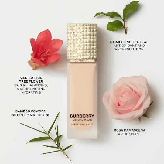 Burberry Beyond Wear Perfecting Matte Liquid Foundation Medium-deep Cool 100 30ml