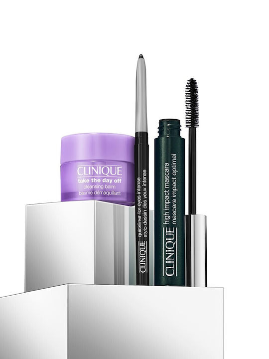 Clinique Eye Essentials High Impact Lashes Eye Makeup Set Black 3 Pieces