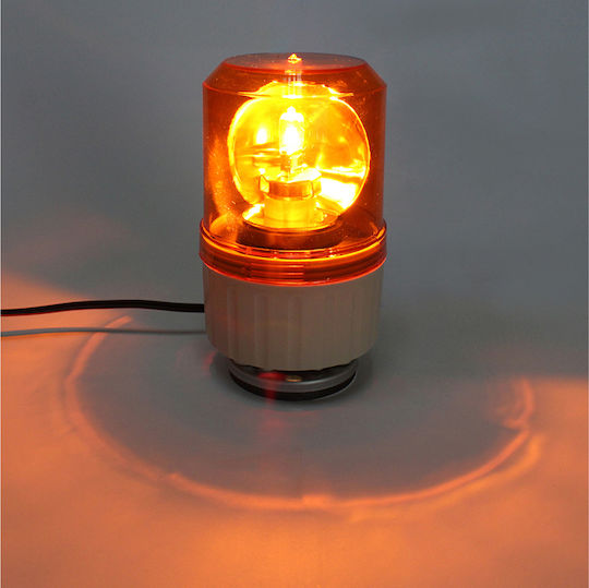 Въртящ се маяк 12V кехлибарен с 3-болтов монтаж Tr 514