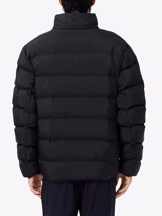 Lacoste Waterproof and Windproof Jacket Black