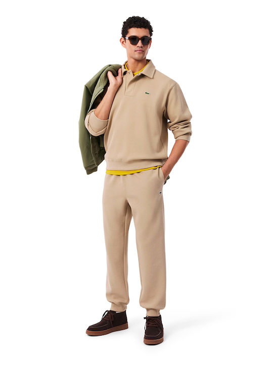 Jogginghose mit Gummizug Beige