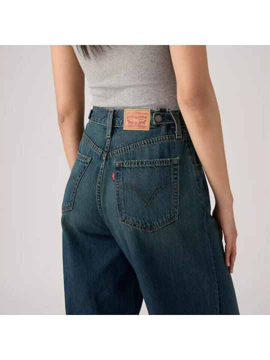 Cinch Ψηλόμεσο Γυναικείο Jean Παντελόνι σε Loose Εφαρμογή