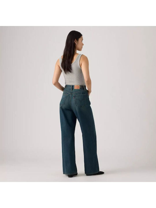 Cinch Ψηλόμεσο Γυναικείο Jean Παντελόνι σε Loose Εφαρμογή