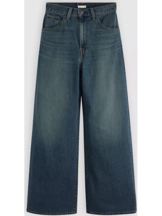 Cinch Ψηλόμεσο Γυναικείο Jean Παντελόνι σε Loose Εφαρμογή