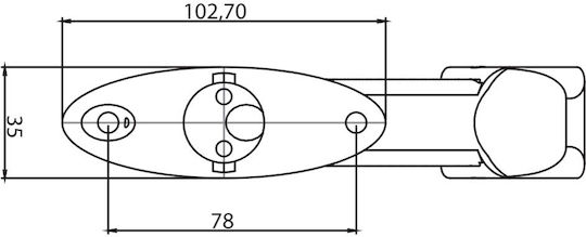 Роговиден габаритен фар Mars Prostar14 720234