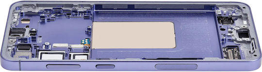 Ansamblu OLED Cu Ramă Samsung Galaxy S24 Plus 5G Versiunea SUA și Internațională Aftermarket Plus 120 Hz Violet Cobalt