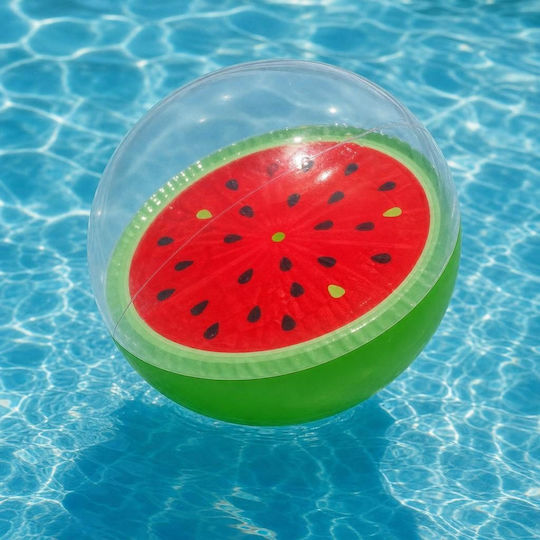 Minge Gonflabilă de Plajă Flippy cu Model de Fructe, Material PVC, Structură Gonflabilă, Confortabilă și Stabilă pe Apă, Distracție de Vară, Ideală pentru Piscină, Plajă, Vacanțe și Activități Acvatice, Dimensiune 40 cm, Multicoloră