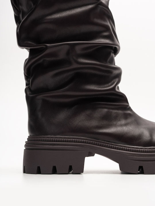 Damenstiefel Braun