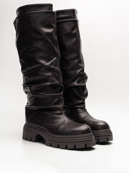 Damenstiefel Braun