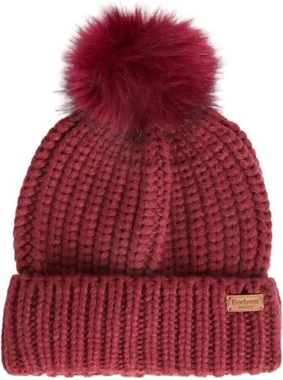 Saltburn Beanie Women's Knitted Beanie in Burgundy