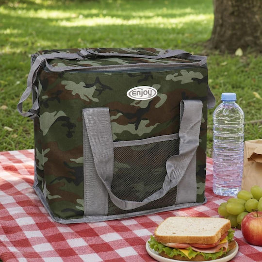 30-Liter Green Handheld Insulated Bag