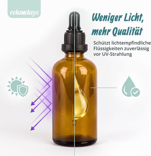 Relaxdays Μπουκαλάκι Ταξιδίου Καφέ 100ml