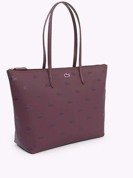 Damen-Shopper in Burgunderrot