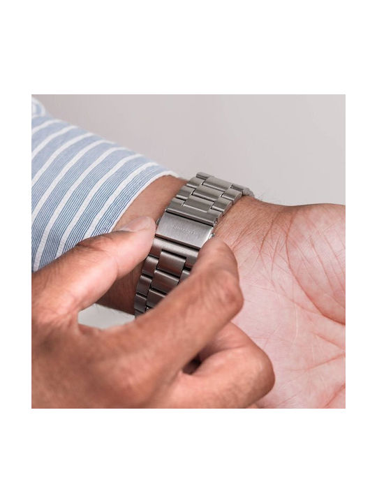 Vonmahlen Link Bracelet 2 38 40 41 42mm One Size Silver