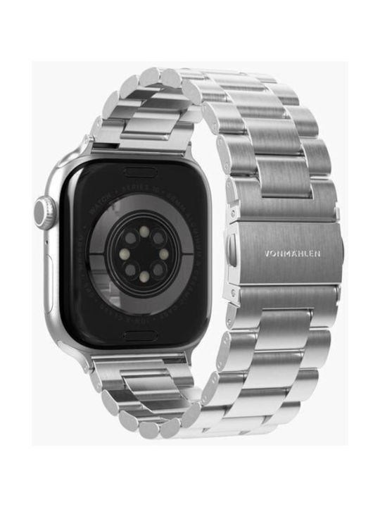 Vonmahlen Link Bracelet 2 38 40 41 42mm One Size Silver
