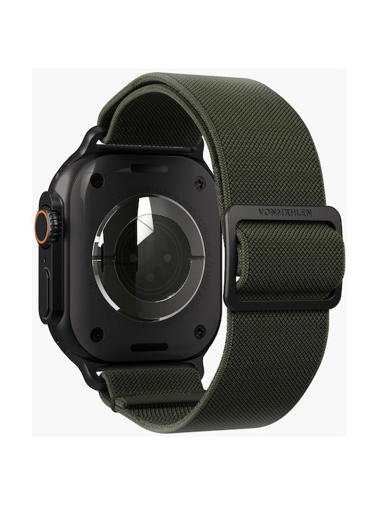 Vonmahlen Classic Nylon Loop 38 40 41 42 mm Einheitsgröße Oliv Schwarz